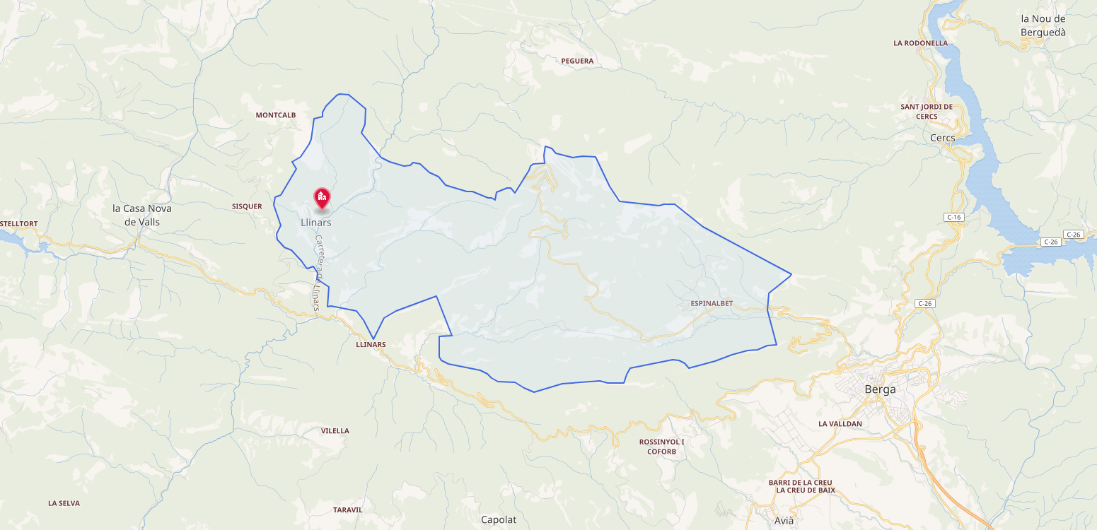 Mapa de Castellar del Riu