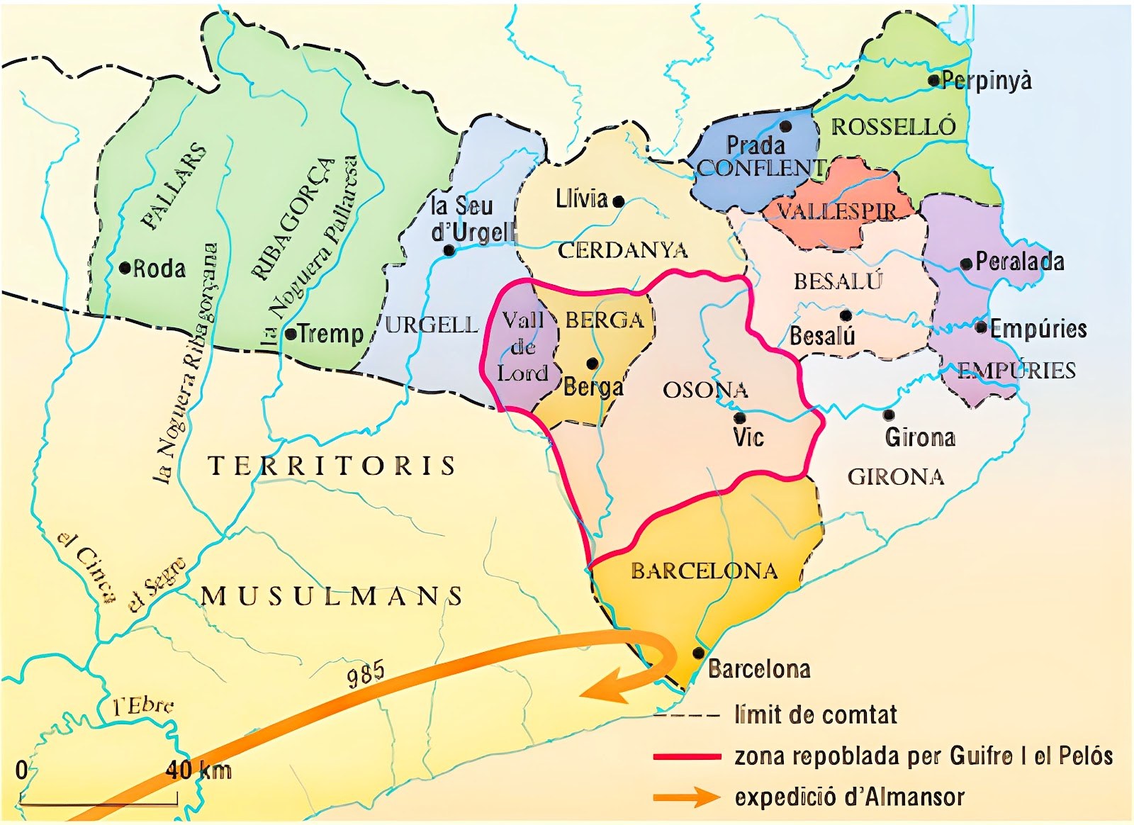 Zona repoblada per Guifré el Pelós